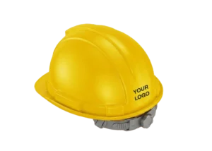 Yellow construction hard hat